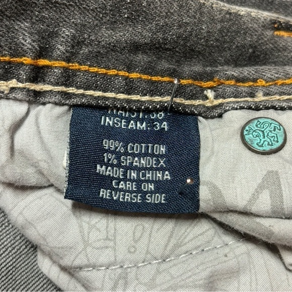 Nat Nast Jeans Mens 38 x 34 Maverick Luxury Lived In Fade Big Stitch Casual - Picture 3 of 6